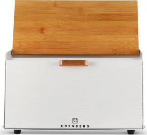 Chlebak Edenberg Chlebak Edenberg EB 129 metal + 3 pojemniki biały 7