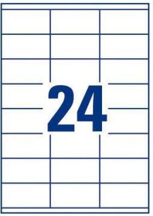 Avery Zweckform Etykiety Uniwersalne, Białe 70x35mm 100 arkuszy (3422) 2