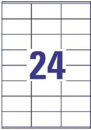 Avery Zweckform Etykiety Uniwersalne, Białe 70x37mm 100 arkuszy (3474) 2