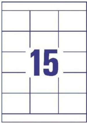 Avery Zweckform Etykiety Uniwersalne, Białe 70x50.8mm 100 arkuszy (3669) 2