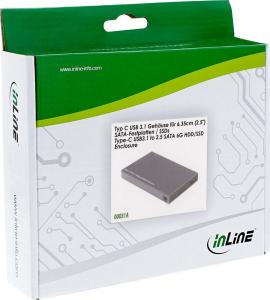 Kieszeń InLine 2.5" SATA 6G - USB-C 3.2 Gen 2 (00031A) 3