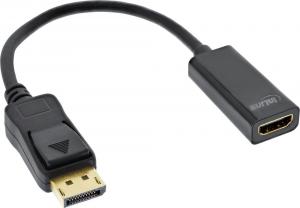 Adapter AV InLine DisplayPort - HDMI czarny (17198C) 1