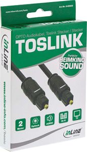Kabel InLine Toslink - Toslink 2m czarny (S-89922) 2
