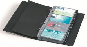 Durable Album na wizytówki Visifix 200szt. granatowy (2385-07) 3