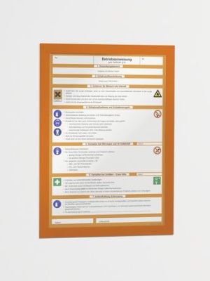 Durable Samoprzylepna ramka informacyjna A4 pomarańczowa 2szt. (4872-09) 2