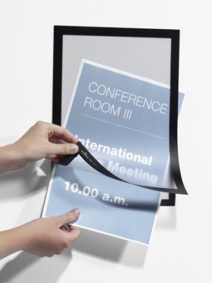 Durable Samoprzylepna ramka informacyjna A4 czarna 2szt. (4872-01) 4