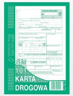 Michalczyk & Prokop Karta drogowa SM/101 A5 80 kartek numerowana (802-3N) 1