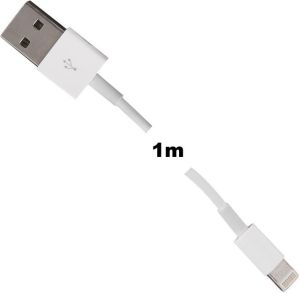 Kabel USB Whitenergy USB-A - 1 m Biały (09980) 3