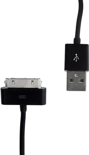 Kabel USB Whitenergy USB-A - Apple 30-Pin 0.3 m Czarny (09971) 1