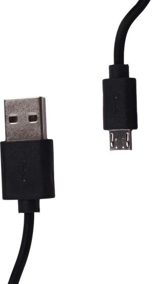 Kabel USB Whitenergy USB-A - microUSB 0.3 m Czarny (09967) 1