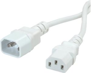 Kabel zasilający Value Monitor PowCable IEC 1.8m biały (19.99.1516-50) 1