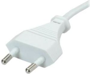 Kabel zasilający Value Euro 2pin 1.8m biały (19.99.2095-100) 3