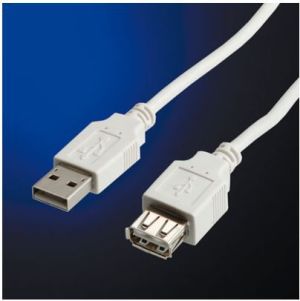 Kabel USB Value USB-A - 0.8 m Biały (11.99.8946-50) 1