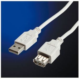 Kabel USB Value USB-A - 1.8 m Biały (11.99.8949-100) 1