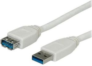 Kabel USB Value USB-A - 0.8 m Szary (11.99.8977-50) 1