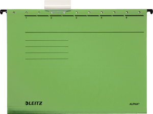 Leitz Teczka zawieszana A4, ALPHA, zielona (19850055) 1