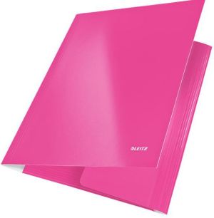 Leitz Teczka z gumką Leitz WOW, Kartonowa, różowa (39820023) 2