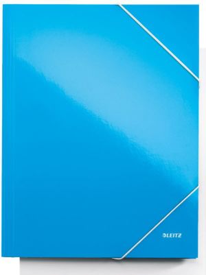 Leitz Teczka z gumką Leitz WOW, Kartonowa, niebieska (39820036) 3