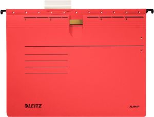 Leitz Skoroszyt zawieszany Alpha, A4, czerwony (19840025) 1