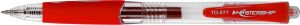 Toma Długopis żelowy automatyczny MASTERSHIP czerwony (TO-077) 1