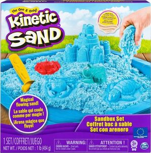 Spin Master Zamek zestaw z piaskownicą kinetic sand niebieski 1