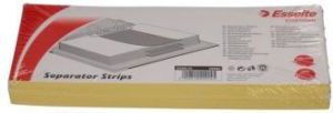 Esselte Separator kartonowy 1/3 A4 100szt. żółty (ET6948) 3