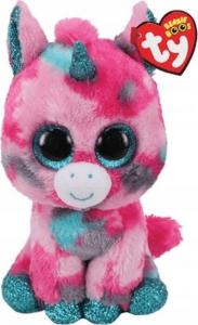 MGA Ty Gumball, cuddly toy (pink / turquoise, 24 cm, unicorn) 1