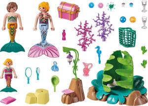 Playmobil Koralowy salon syrenek (70368) 3