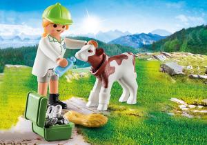 Playmobil Weterynarz z cielęciem (70252) 2