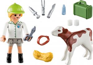 Playmobil Weterynarz z cielęciem (70252) 3