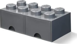Room Copenhagen Room Copenhagen LEGO Storage Brick Drawer 8, storage box (dark grey, two drawers) 1