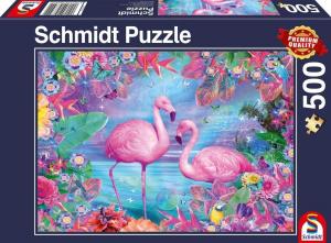 Schmidt Spiele Puzzle PQ 500 Flamingi 1