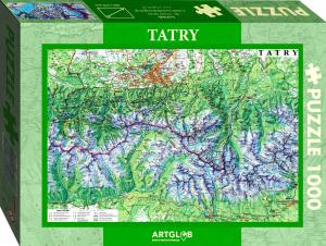 Artglob Puzzle 1000 - Tatry mapa turystyczna 1:50 000 1