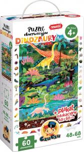 Bright Junior Media Puzzle obserwacyjne Dinozaury 1