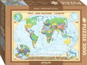 Demart Puzzle - Świat polityczny 2000 1
