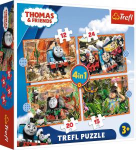 Trefl Puzzle 4w1 Podróże po świecie 1