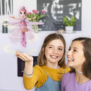 Figurka Spin Master Hatchimals Pixies Crystal Flyers - Latająca Wróżka różowa (6059523) 4