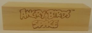Tactic Angry Birds - Drewniany klocek z logo AB Space (177458) 1