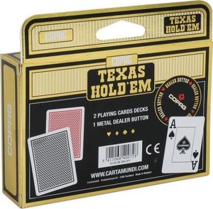 Cartamundi Karty Texas Holdem Zestaw 2 talii 1