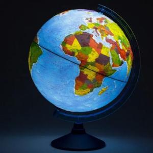 Dante Globus 32 cm z Mapą Fizyczną Polityczną i Aplikacją 4