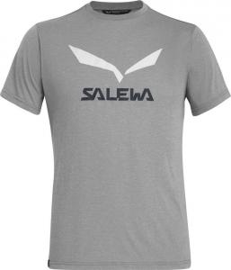 Salewa Koszulka męska SOLIDLOGO DRY M S/S TEE heather grey melange r. XL 1