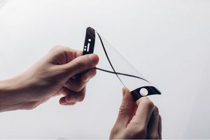 Moshi Szkło hybrydowe Moshi AirFoil Pro Apple iPhone SE 2020/8 (czarna ramka) 11