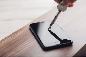 Moshi Szkło hybrydowe Moshi AirFoil Pro Apple iPhone SE 2020/8 (czarna ramka) 13