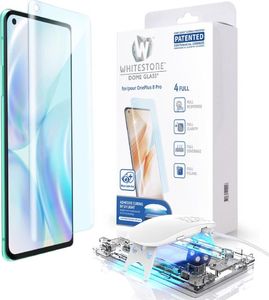 Whitestone Szkło hartowane z klejem UV Whitestone Dome Glass OnePlus 8 Pro Clear 1