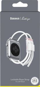 Baseus Pasek Baseus Let's Go Apple Watch 3/4/5 38mm/40mm (biało-rózowy) 7