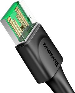 Kabel USB Baseus Wtyczka prosta USB-A - 1 m Szary (BSU1703BLK) 4