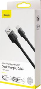Kabel USB Baseus Wtyczka prosta USB-A - 1 m Szary (BSU1703BLK) 6