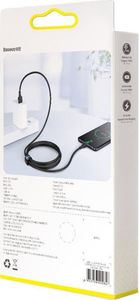 Kabel USB Baseus Wtyczka prosta USB-A - 1 m Szary (BSU1703BLK) 7