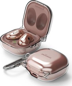Ringke Etui ochronne Hinge do Samsung Galaxy Buds Live Clear przezroczyste 2