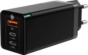 Ładowarka Baseus GaN C+C+A 1x USB-A 2x USB-C 4 A (BSU1624BLK) 2